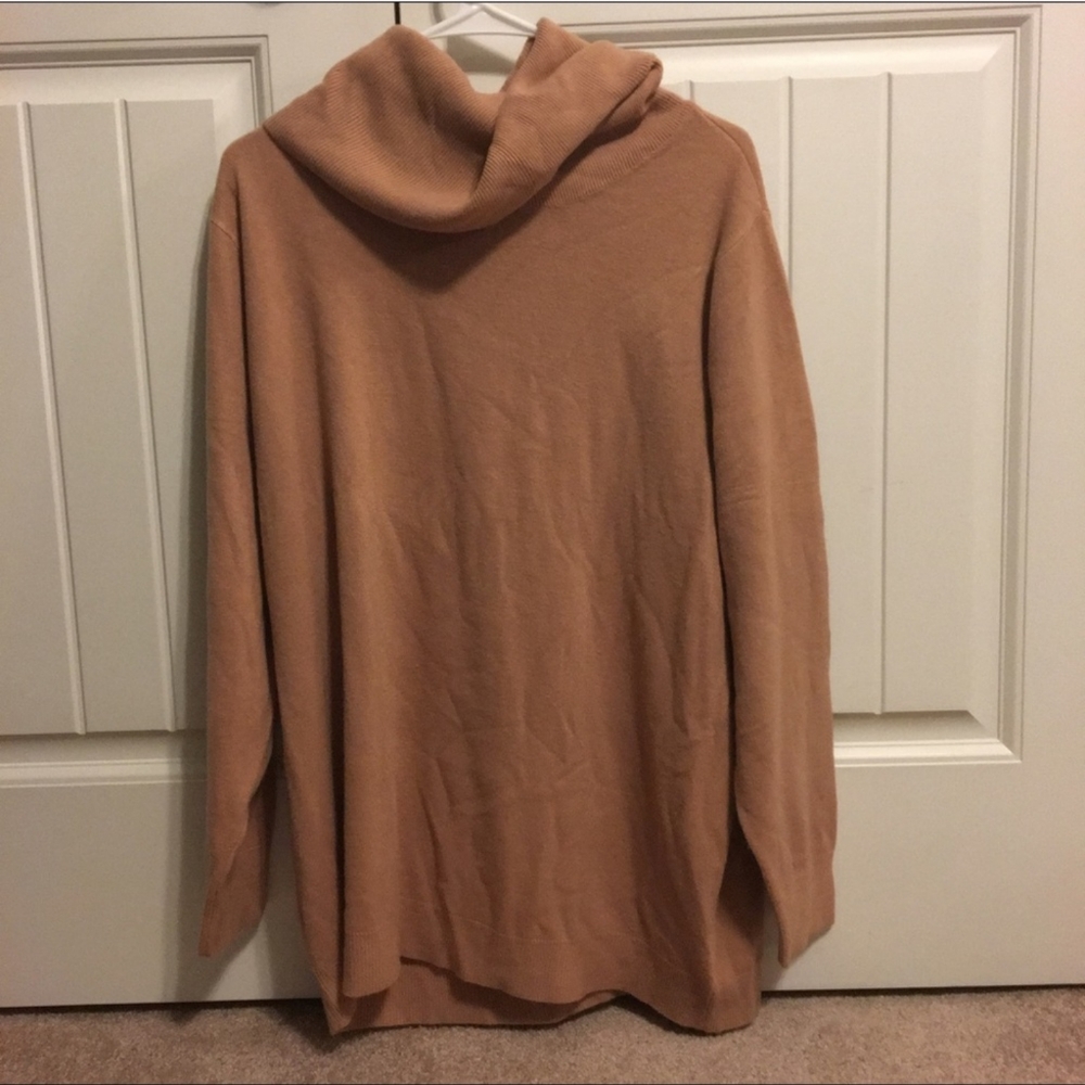 Designers originals nude cowl neck sweater